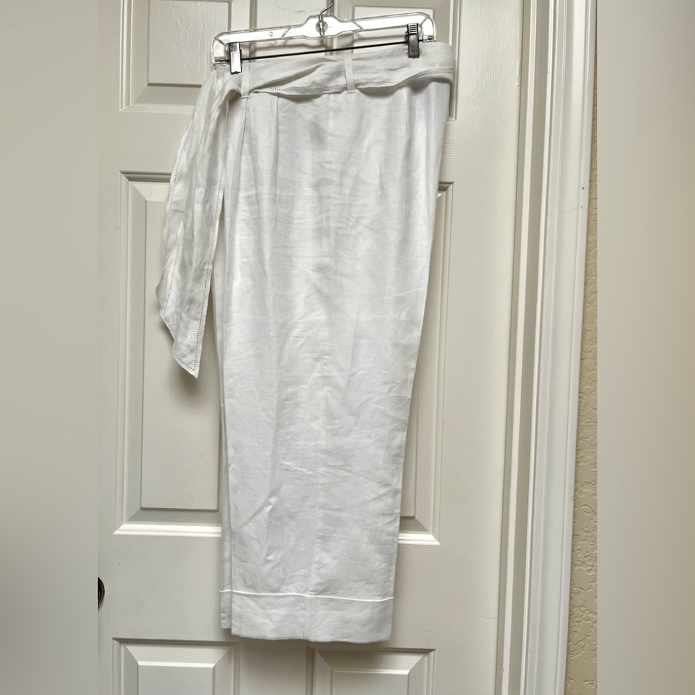 Jones New York white linen pants - Picture 4 of 11